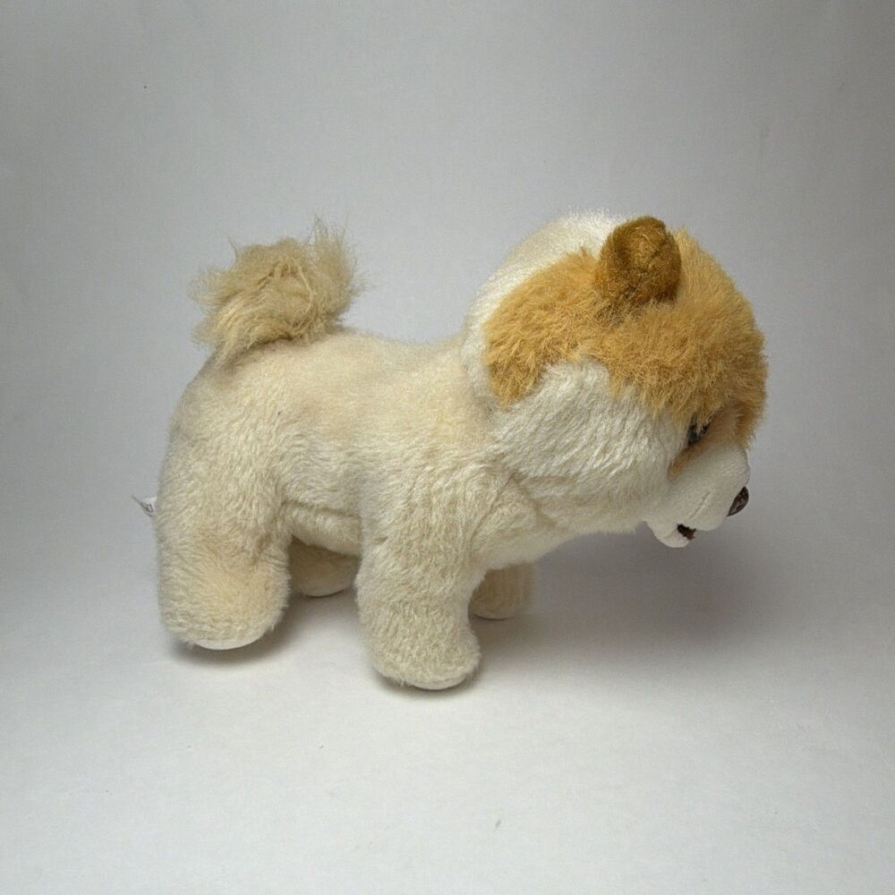 Our Generation White Tan Pomeranian Dog Plush Stuffed Animal 5.5 inches tall - Picture 2 of 6